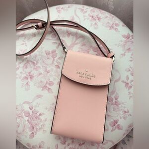 Baby Pink Kate Spade Phone Crossbody Bag